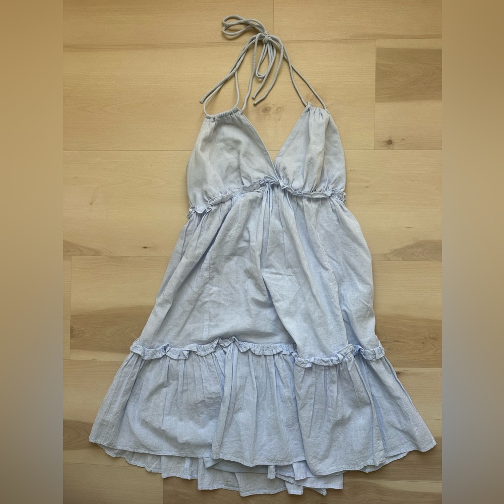 H&M Light Blue Mini Dress